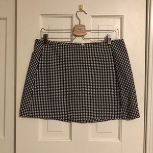 Urban outfitters gingham mini skirt